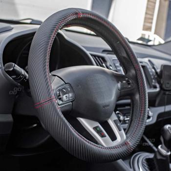 Xkeribom Lenkradbezug 37-38cm Lenkradschoner Lenkradschutz Aufsteckbare Lenkradabdeckung